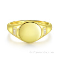 18 Karat Gold Hochzeit Verlobung Silber Ringe